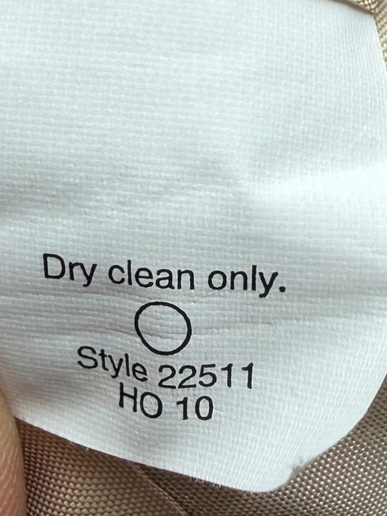 Vintage J.Crew Archival Silk Dress 12 | Champagne Beige 2010s Glamoratti Elegant - Picture 9 of 10